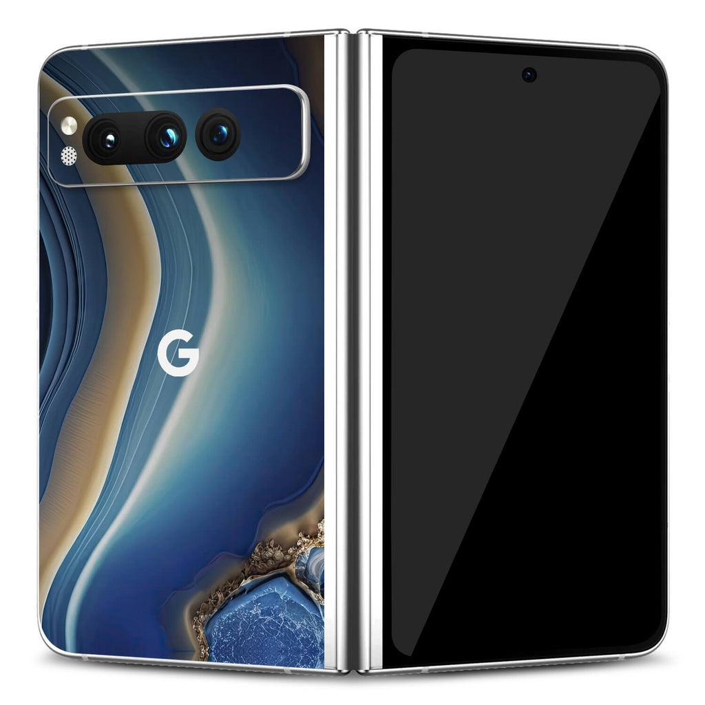 Google Pixel Fold Onyx azure skins