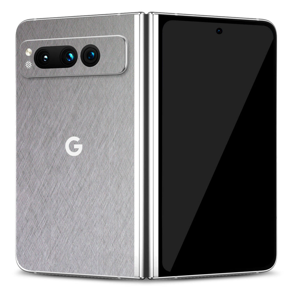 Google Pixel Fold Brushed aluminium skins