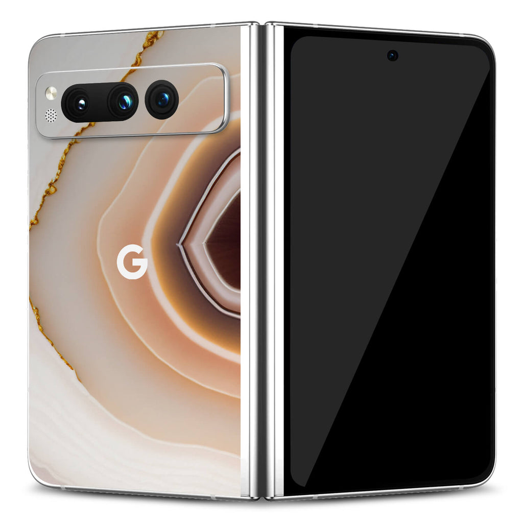 Google Pixel Fold Onyx oyster skins
