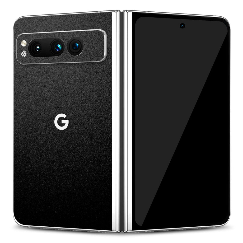 Google Pixel Fold Textured matt black skins