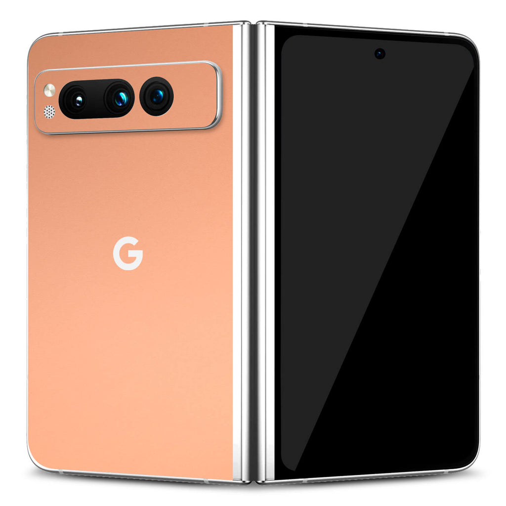 Google Pixel Fold Textured matt peach skins