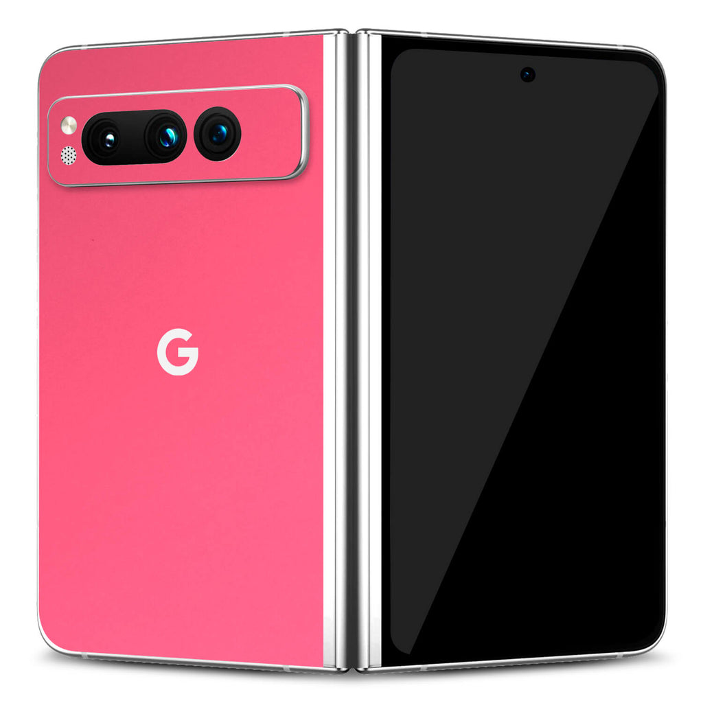 Google Pixel Fold Textured matt pink skins