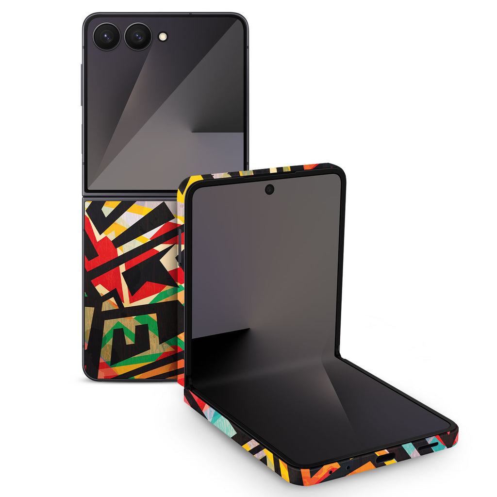 Samsung Galaxy Z Flip 7 Graffiti Tribal Skins