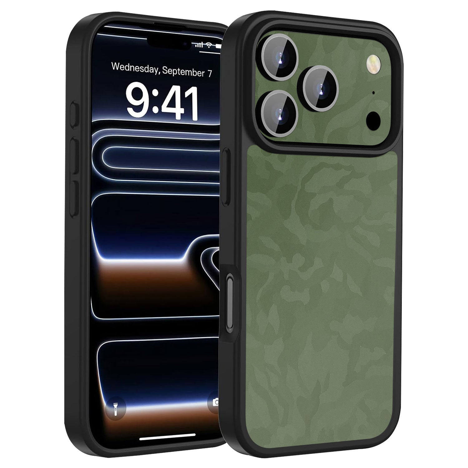 iPhone 17 Pro Max CustomX cases green camo