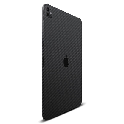 iPad Pro 13" (2024, M4) Black carbon fibre skins