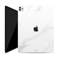 iPad Pro 12.9" (2022, Gen 6, M2) White marble skins