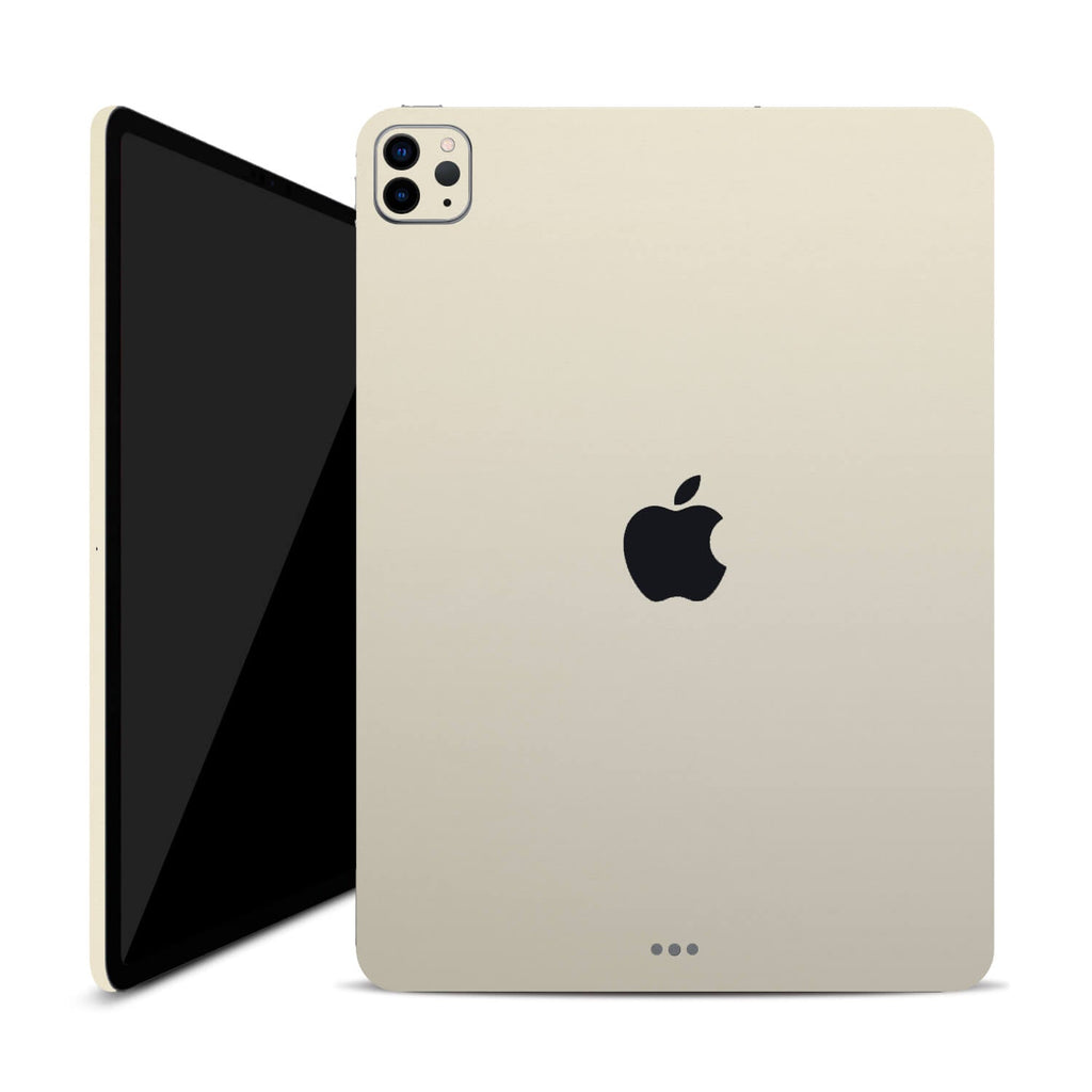 iPad Pro 12.9" (2022, Gen 6, M2) Textured matt cream skins