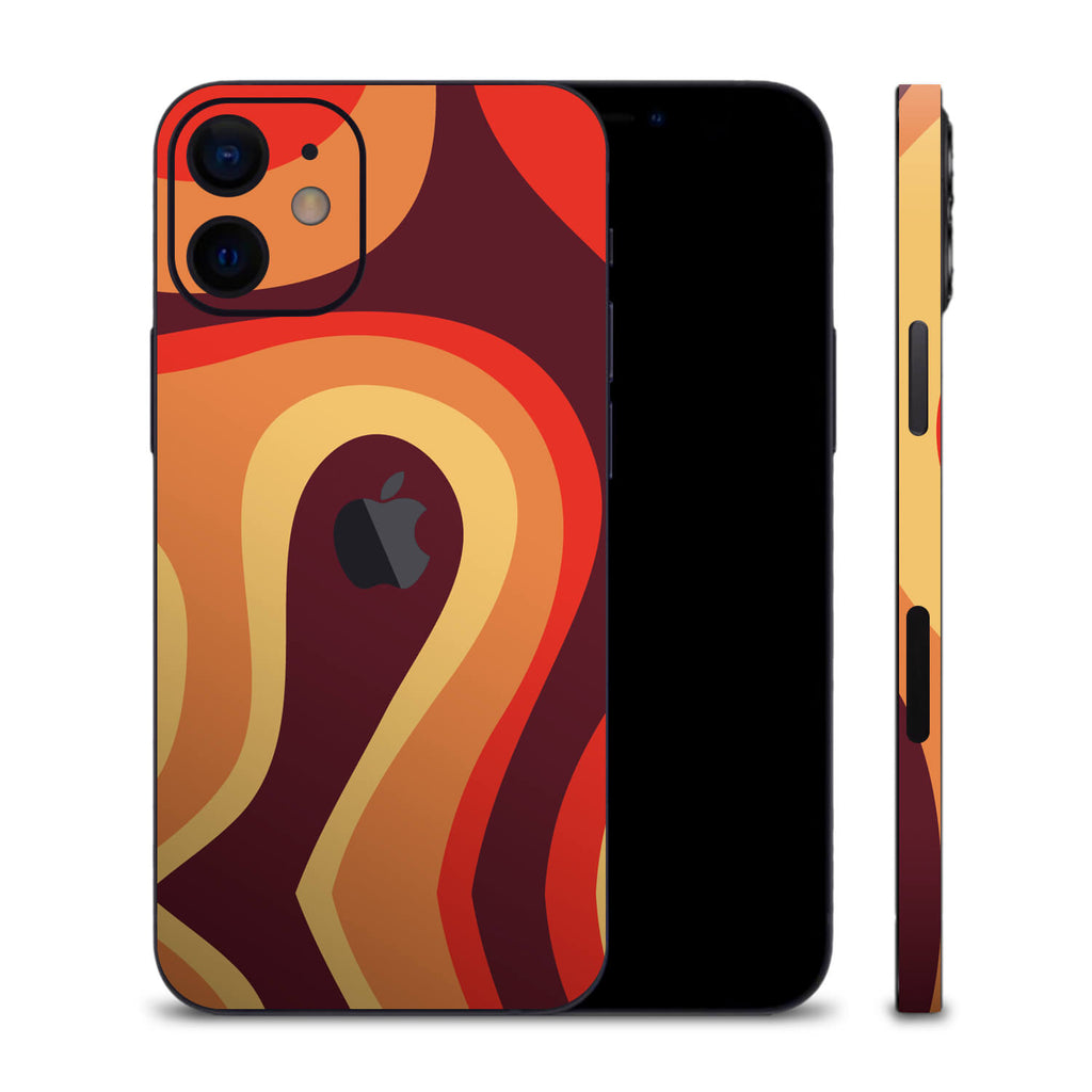 iPhone 12 Mini Abstract lava skins