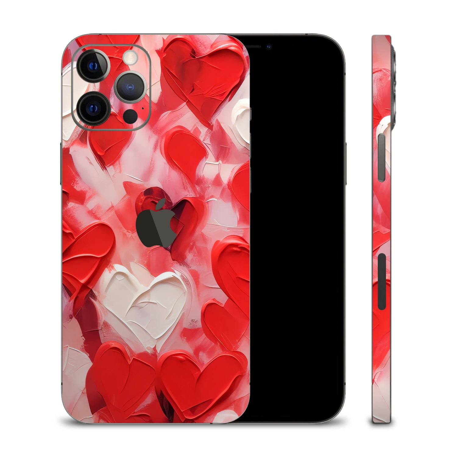 iPhone 12 Pro Art Love Hearts skin