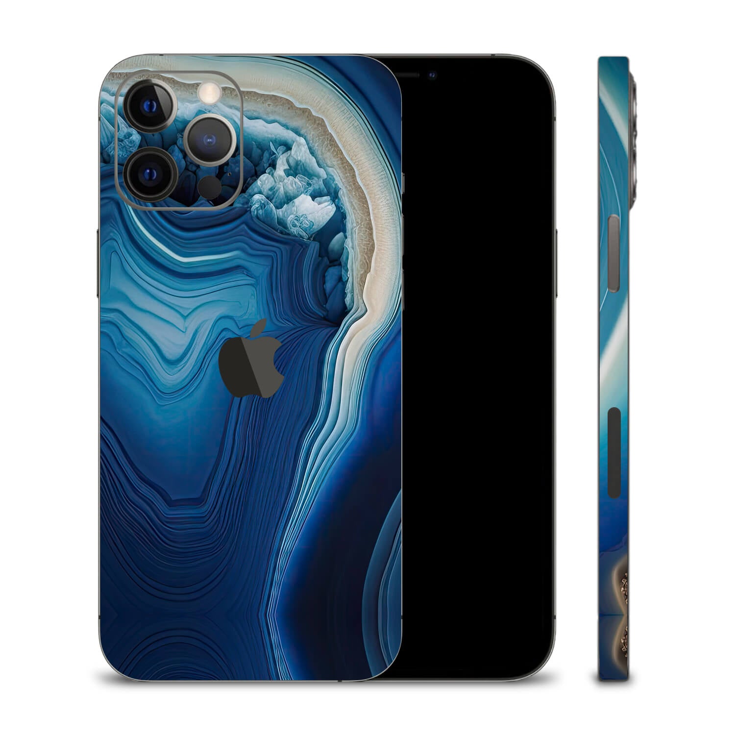 iPhone 12 Pro Onyx azure skins