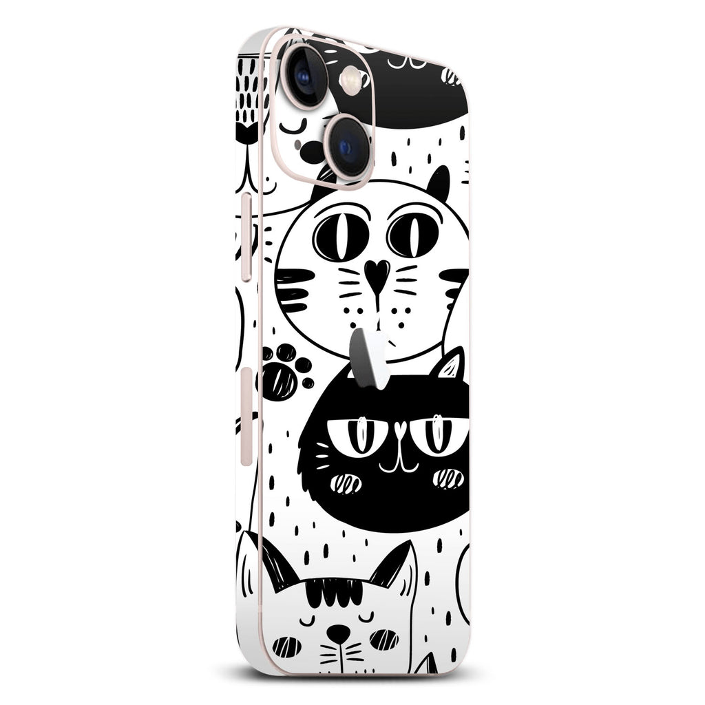 iPhone 13 Doodles cat skins