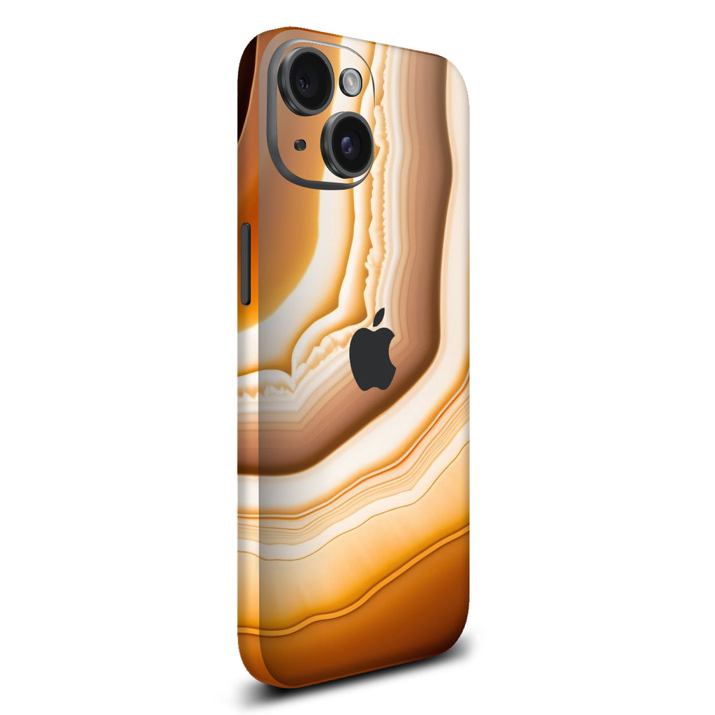 iPhone 15 Onyx amber skins