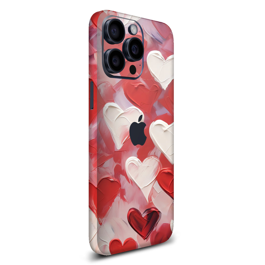 iPhone 15 Pro Art Love Hearts skin