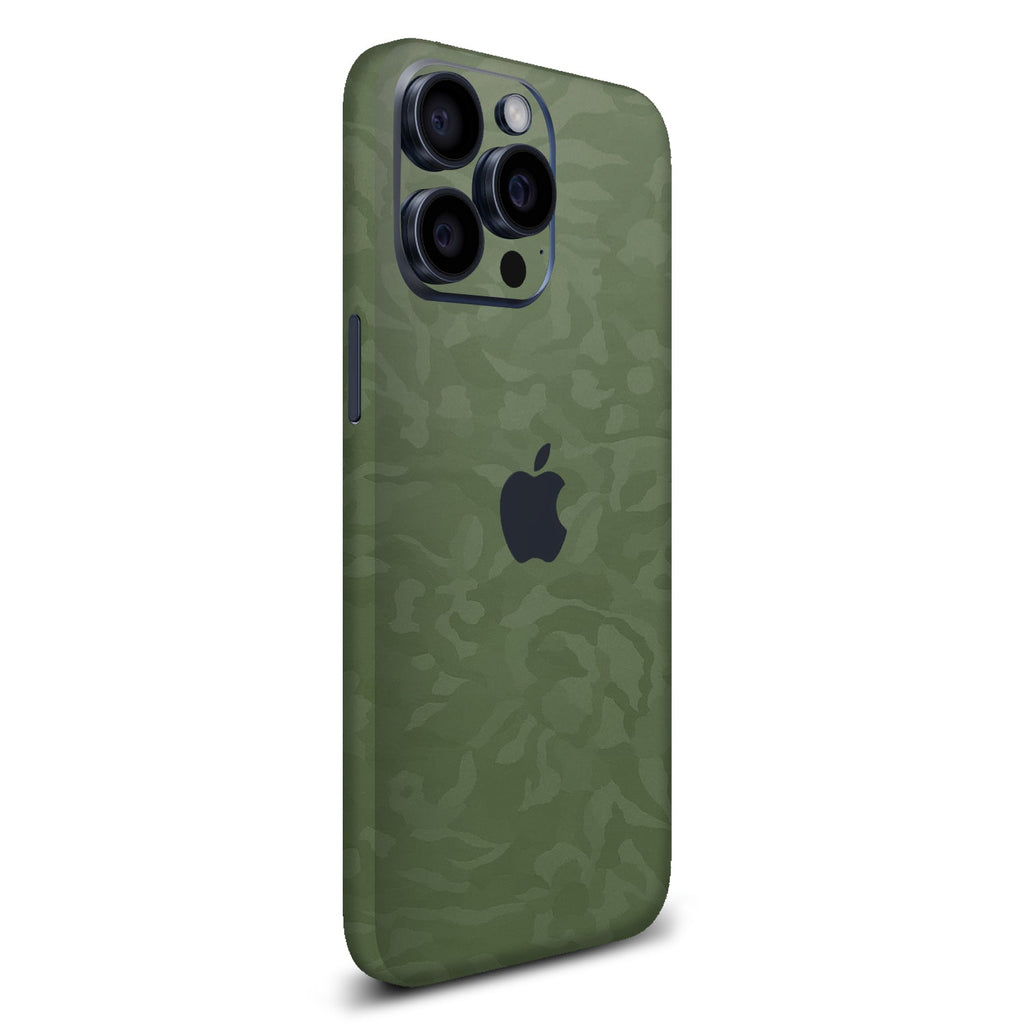 iPhone 15 Pro Green camo skins