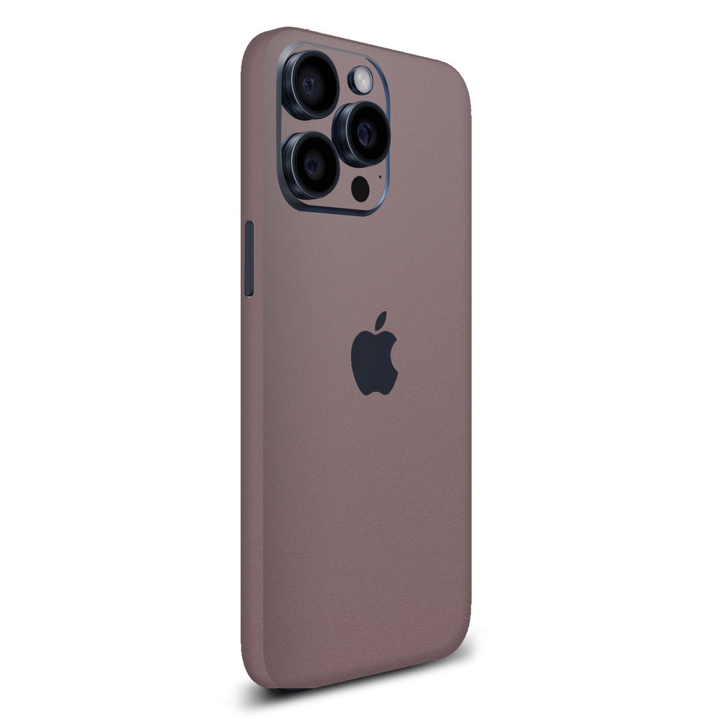 iPhone 15 Pro Textured matt mulberry skins