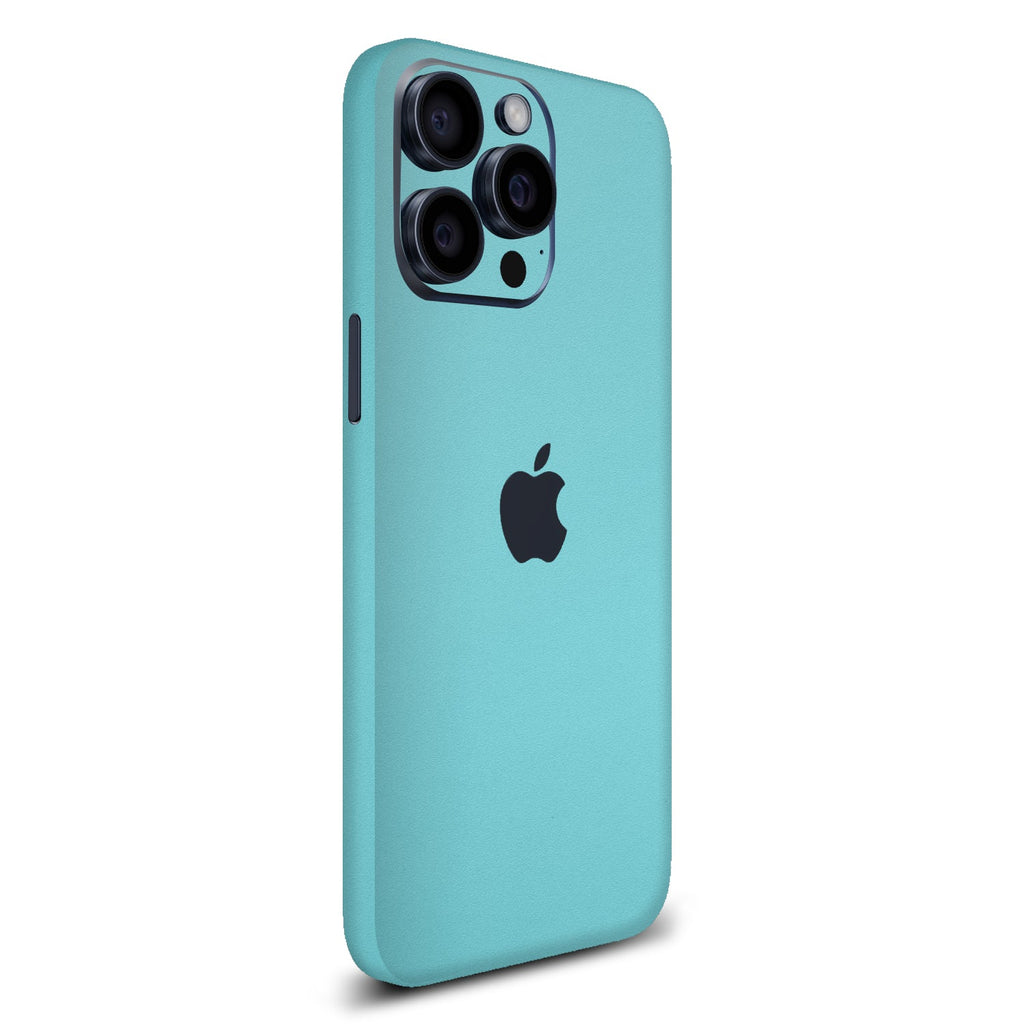 iPhone 15 Pro Textured matt turquoise skins