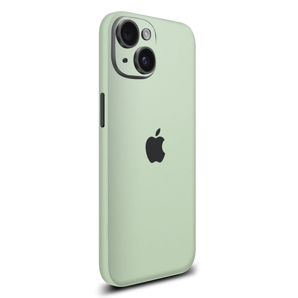 iPhone 15 Textured matt mint skins