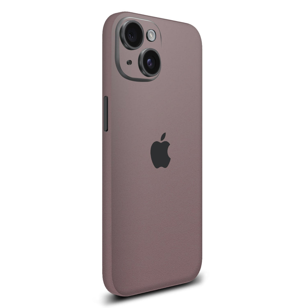 iPhone 15 Plus Textured matt mulberry skins