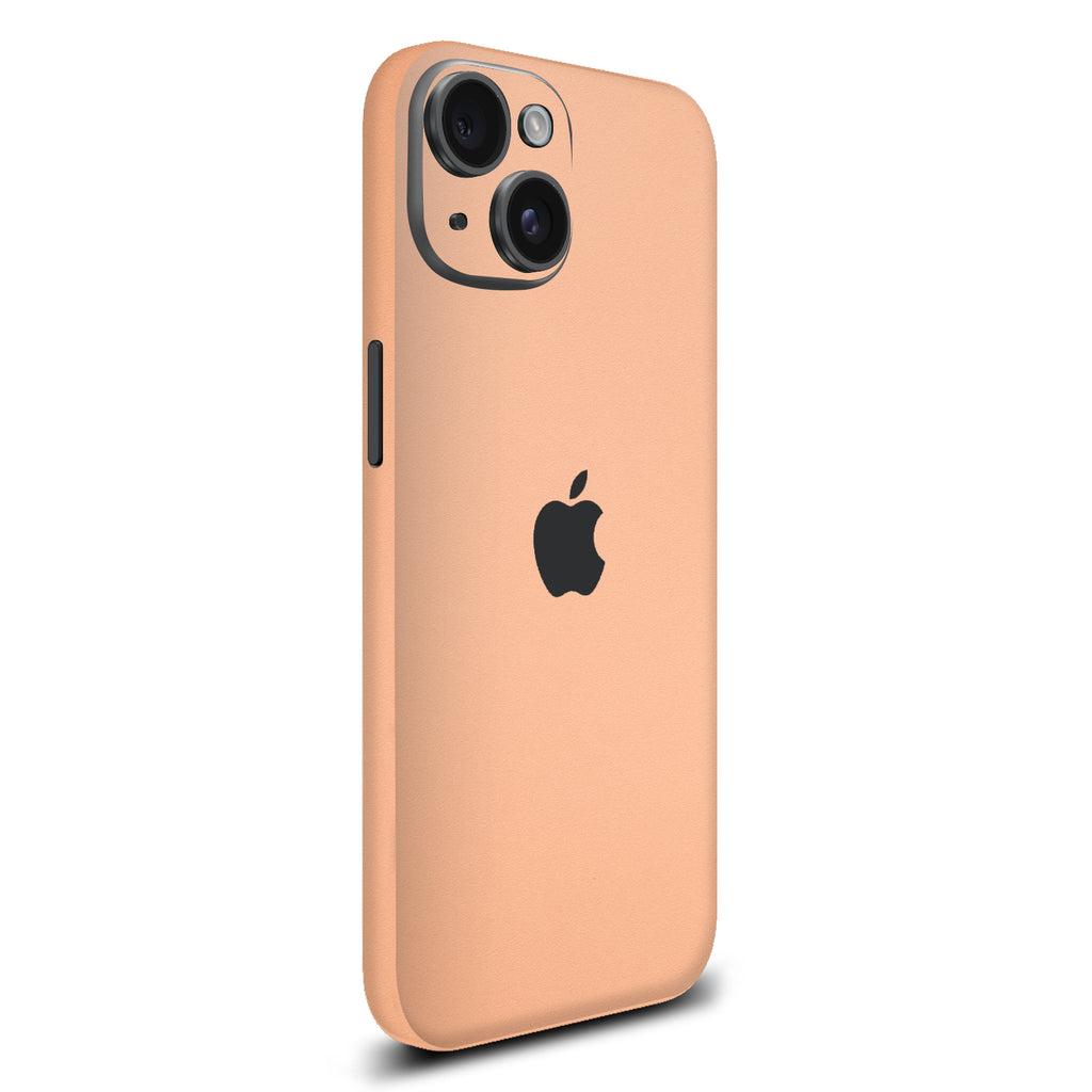 iPhone 15 Textured matt peach skins