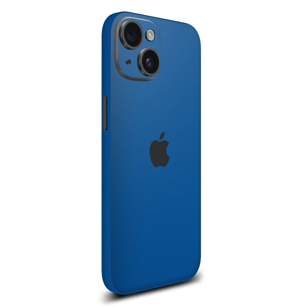 iPhone 15 Textured matt royal blue skins