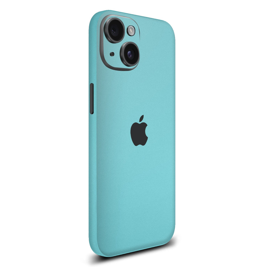 iPhone 15 Plus Textured matt turquoise skins