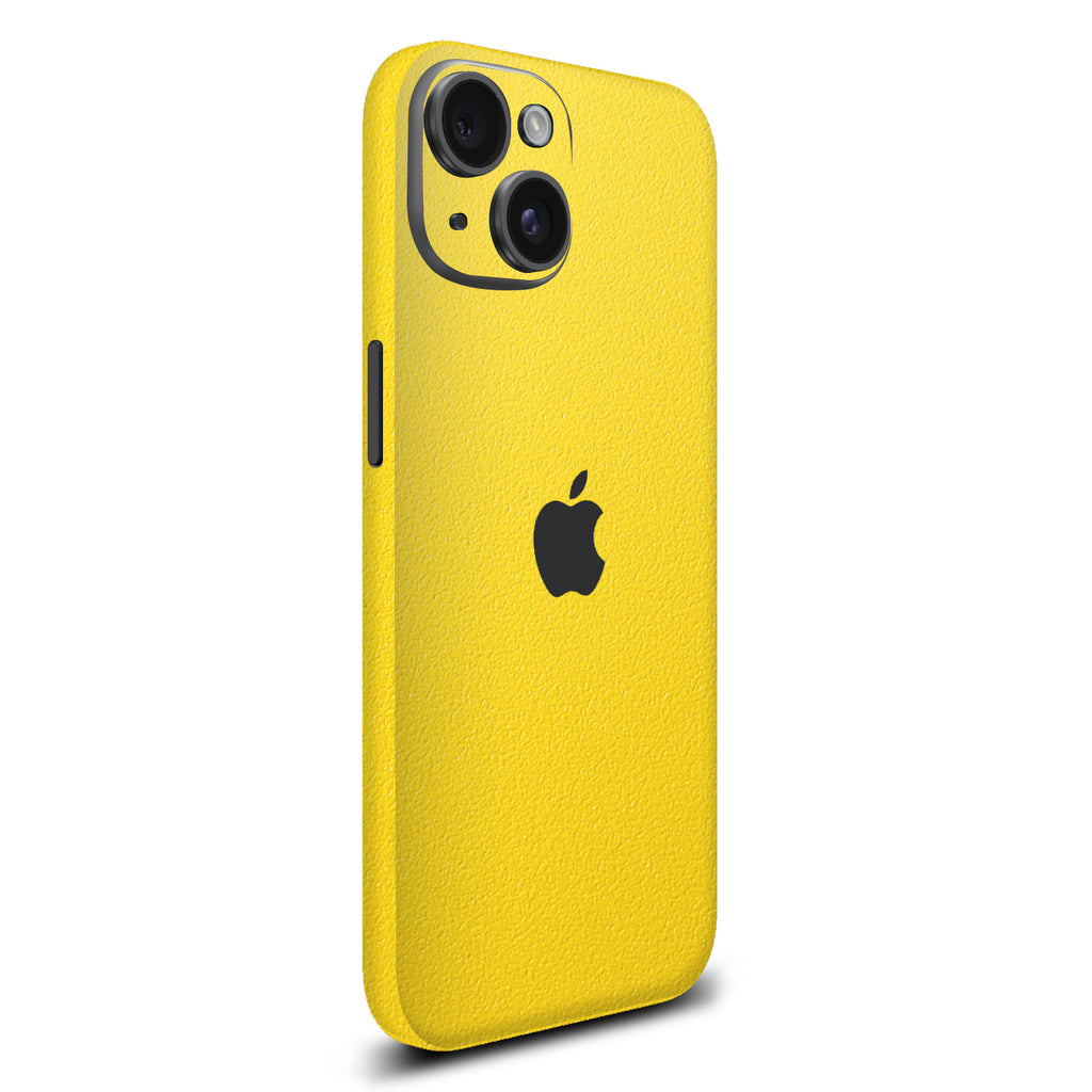 iPhone 15 Textured matt yellow skins