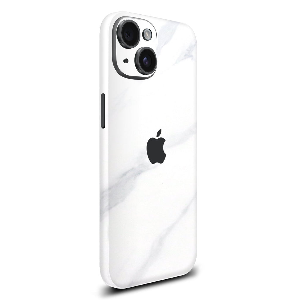 iPhone 15 Plus White marble skins