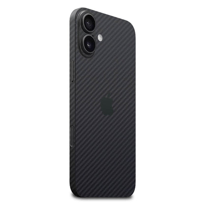 iphone 16 Plus black carbon fibre skins