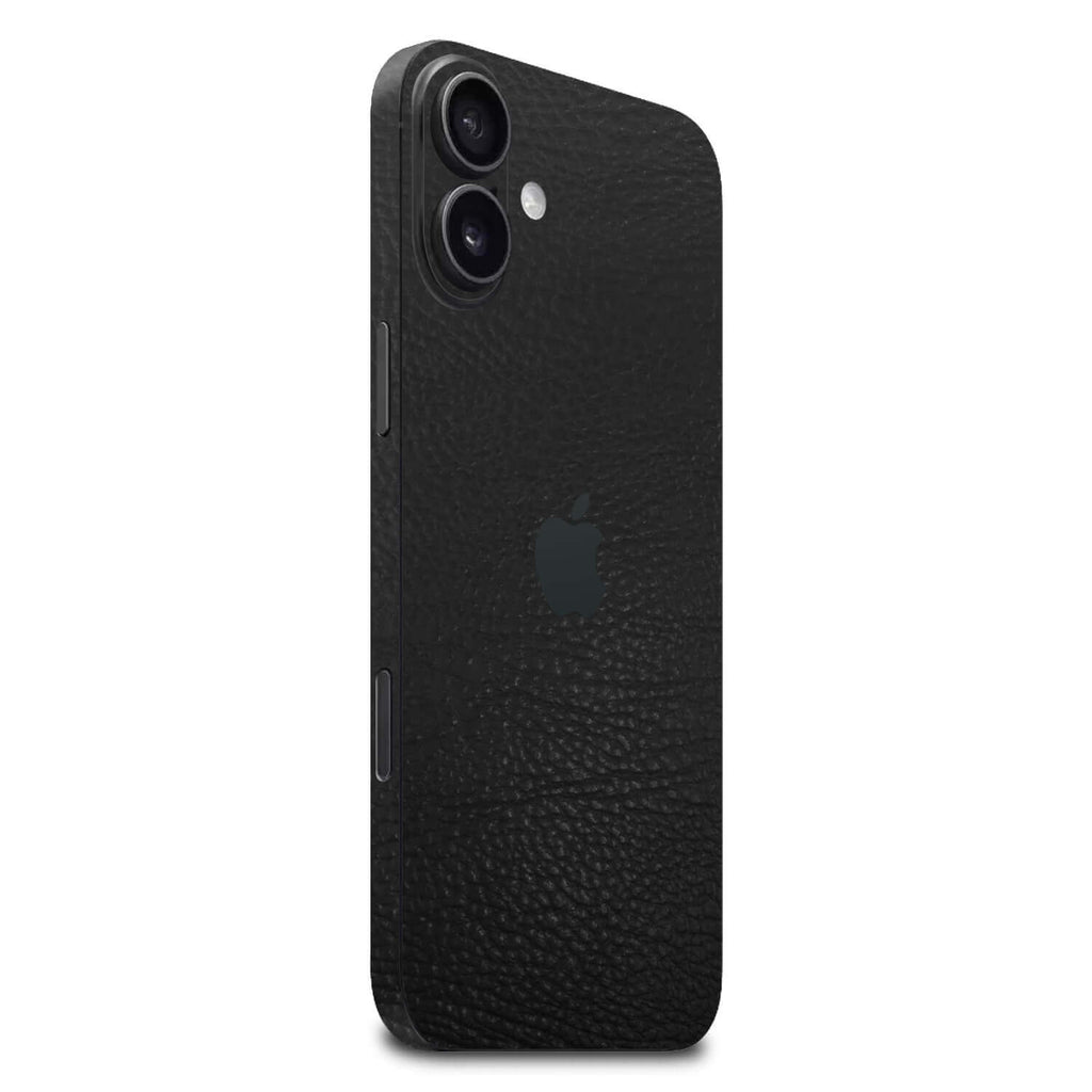 iphone 16 Plus black leather skins