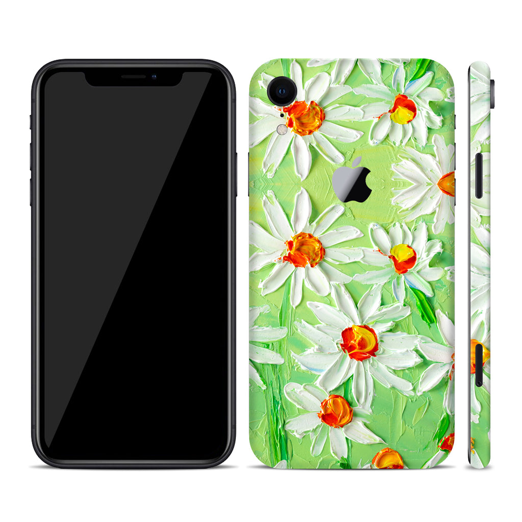iPhone XR Art Daisy Field skin