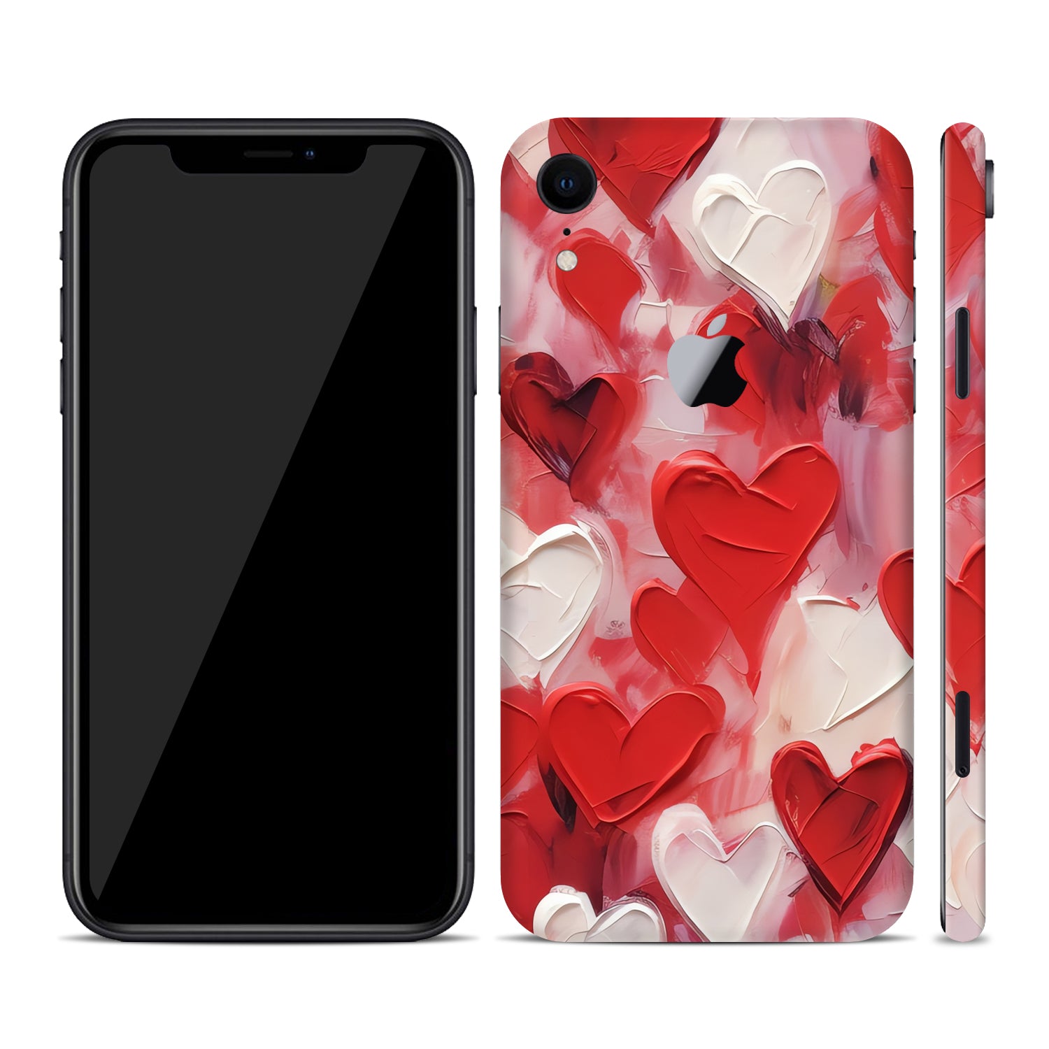 iPhone XR Art Love Hearts skin