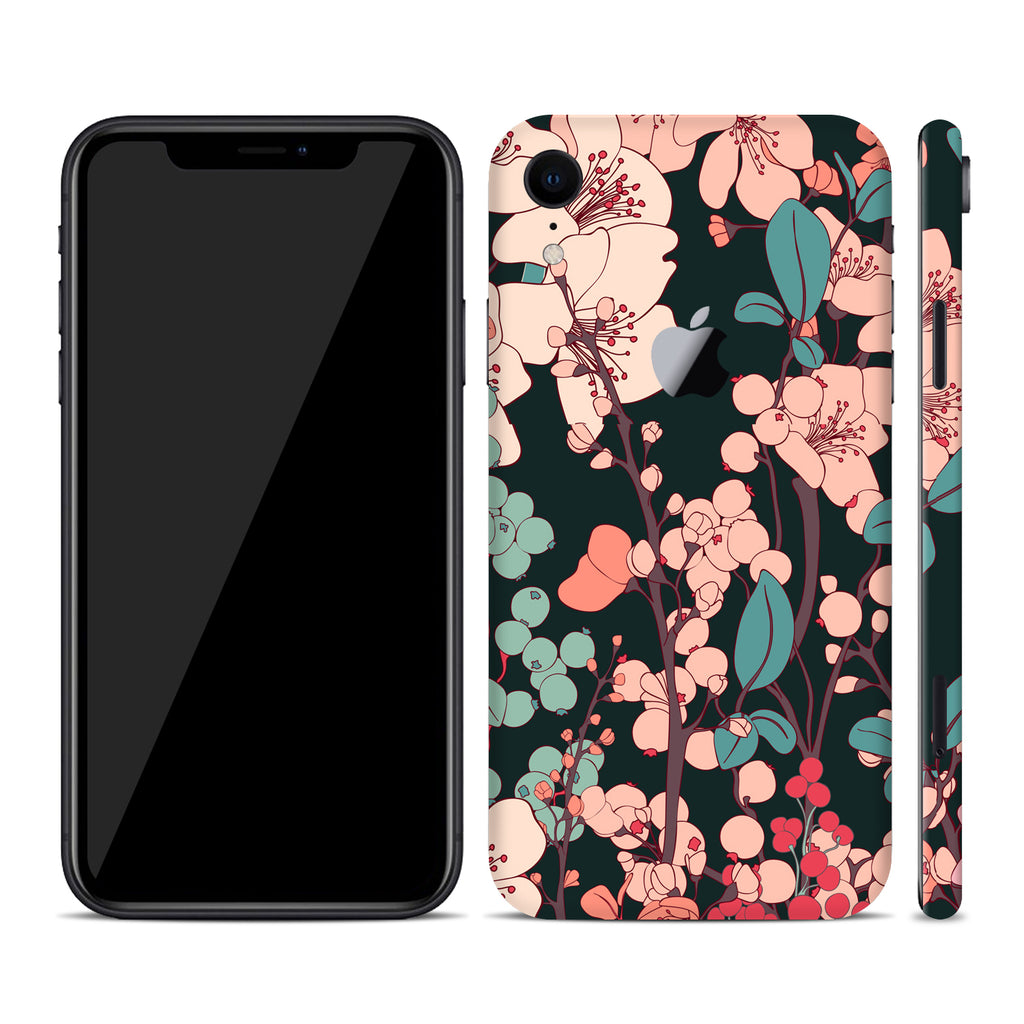 iPhone XR Art Vintage Floral skin