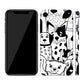 iPhone XR Doodles dog skins