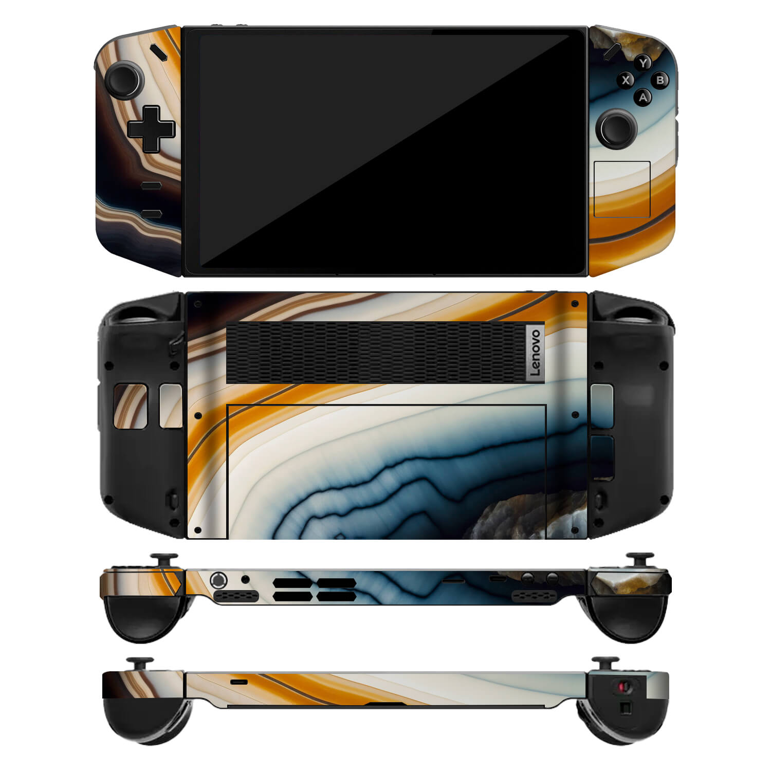 Lenovo Legion Go Onyx geode skins