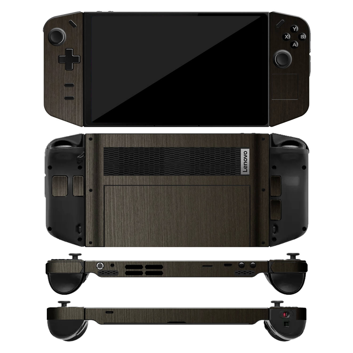 Lenovo Legion Go Silverblack wood skins