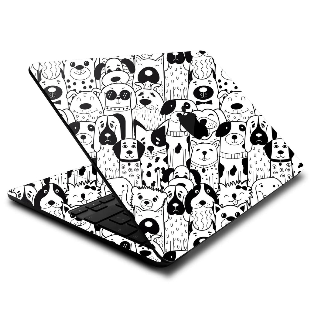 MacBook Air 13.6" (2022, M2) Doodles dog skins
