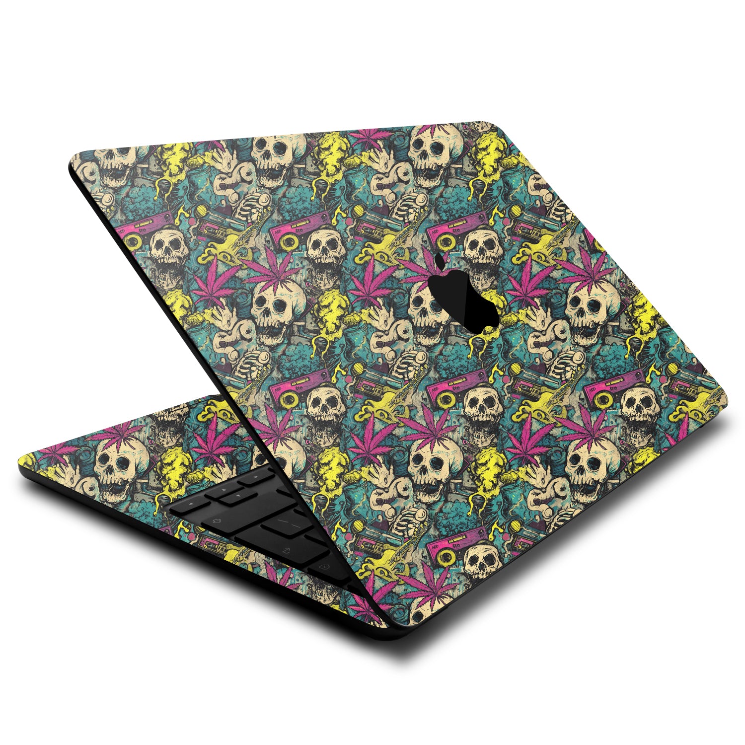 macbook air rasta grunge skins (2026, M5) 15.3"