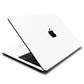 MacBook Air 13.6" (2022, M2) White carbon fibre skins