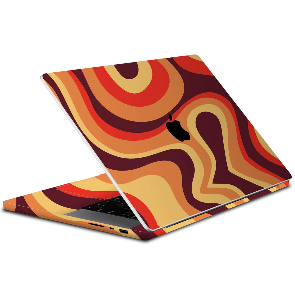 MacBook Pro 14" (2023, M3) Abstract lava skins