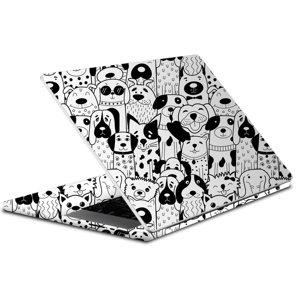 MacBook Pro 16" (2021, M1) Doodles dog skins