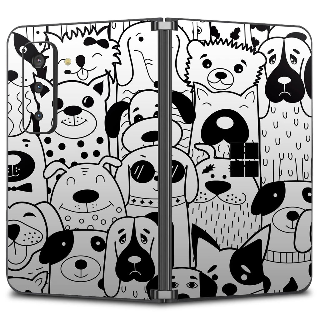 Microsoft Surface Duo 2 Doodles dog skins