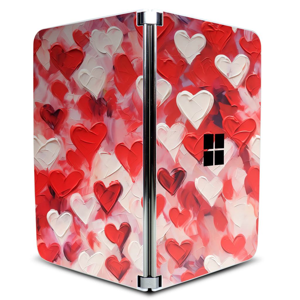 Microsoft Surface Duo Art Love Hearts skin
