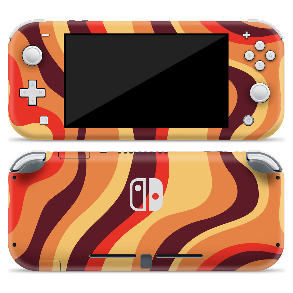 Nintendo Switch Lite Abstract lava skins