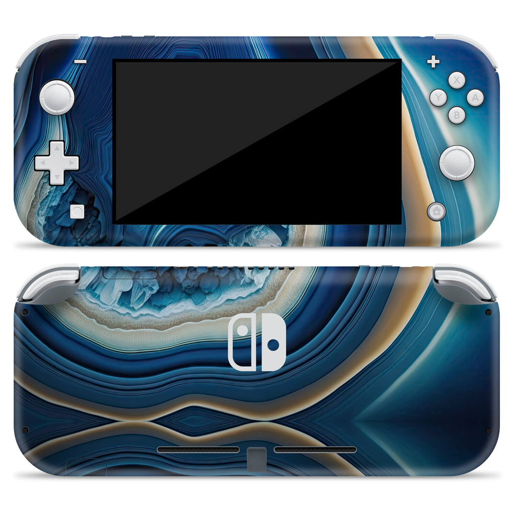 Nintendo Switch Lite Onyx azure skins