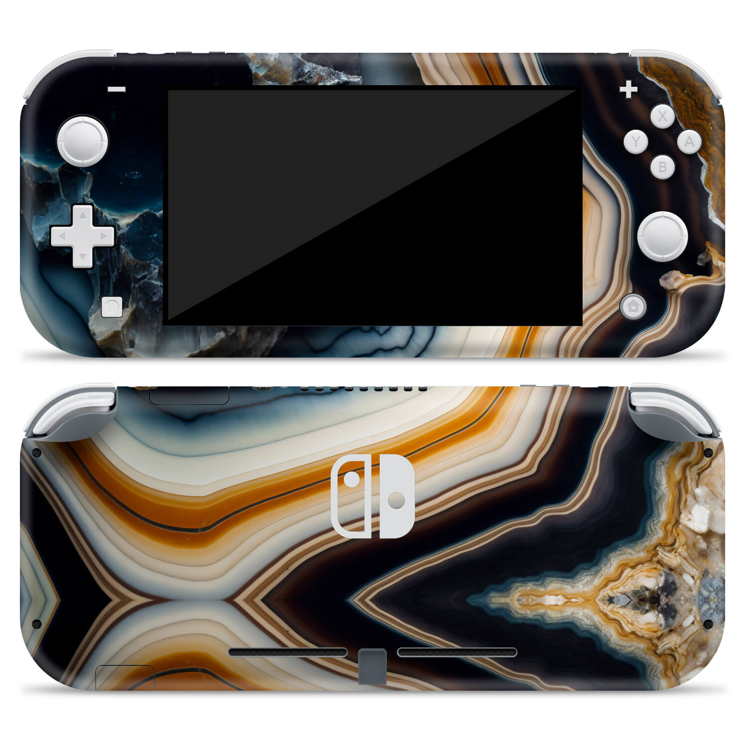 Nintendo Switch Lite Onyx geode skins