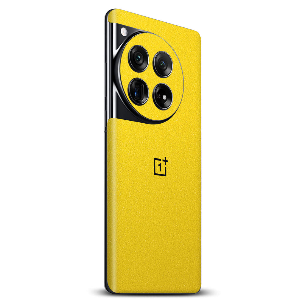 OnePlus 12 Textured Matt Yellow skins