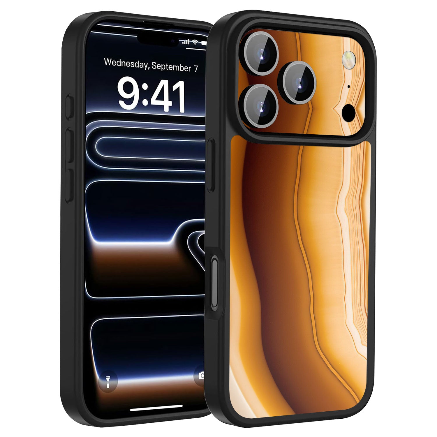 iPhone 17 Pro Max CustomX cases onyx amber