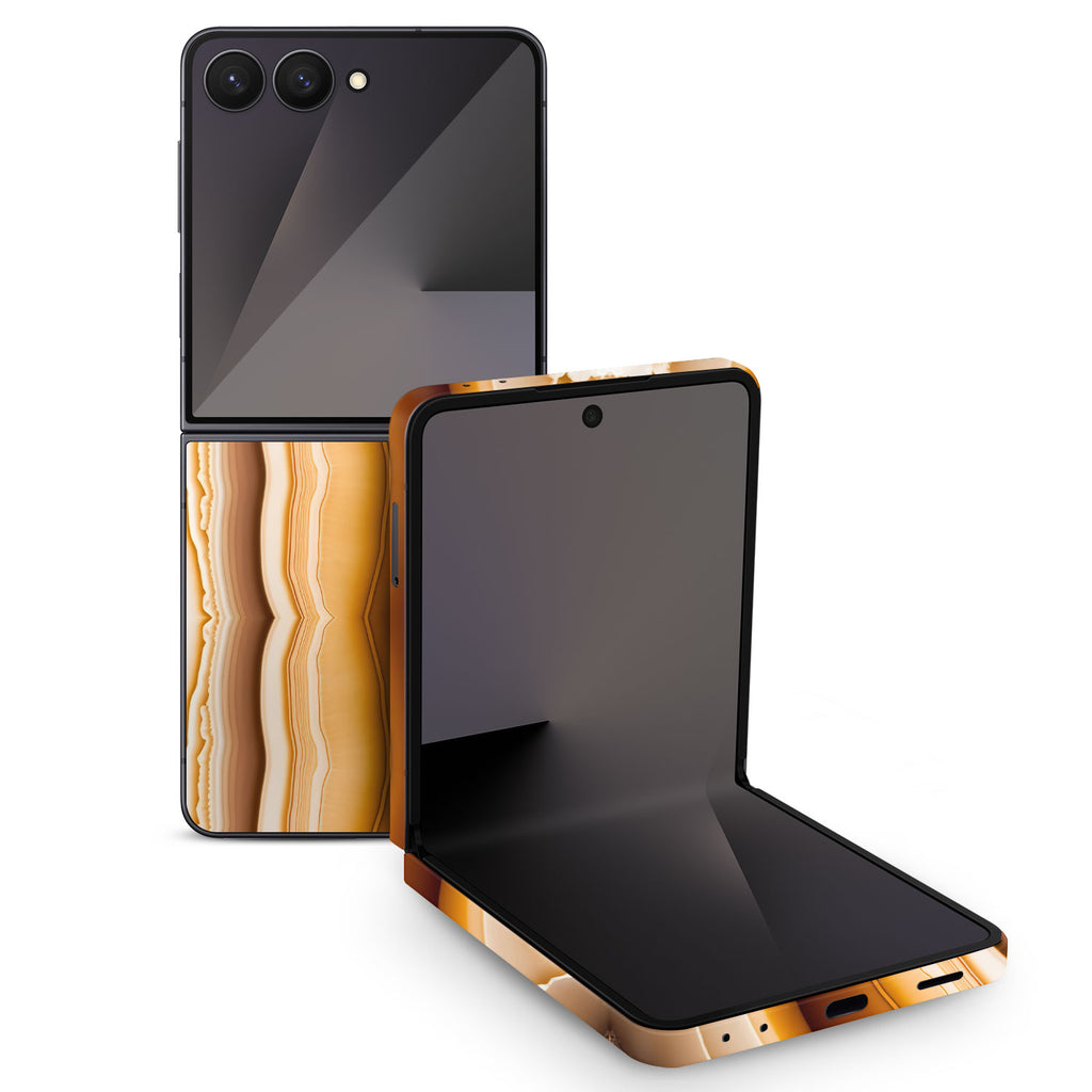 Samsung Galaxy Z Flip 7 onyx amber Skins