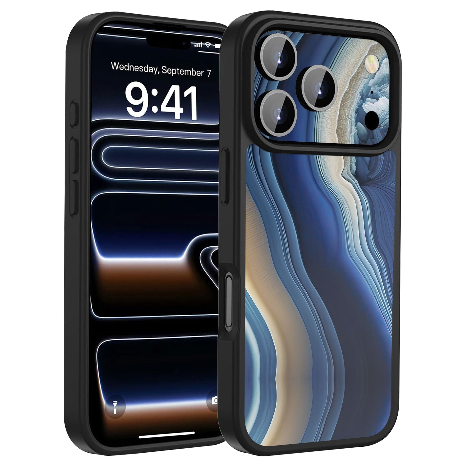 iPhone 17 Pro Max CustomX cases onyx azure