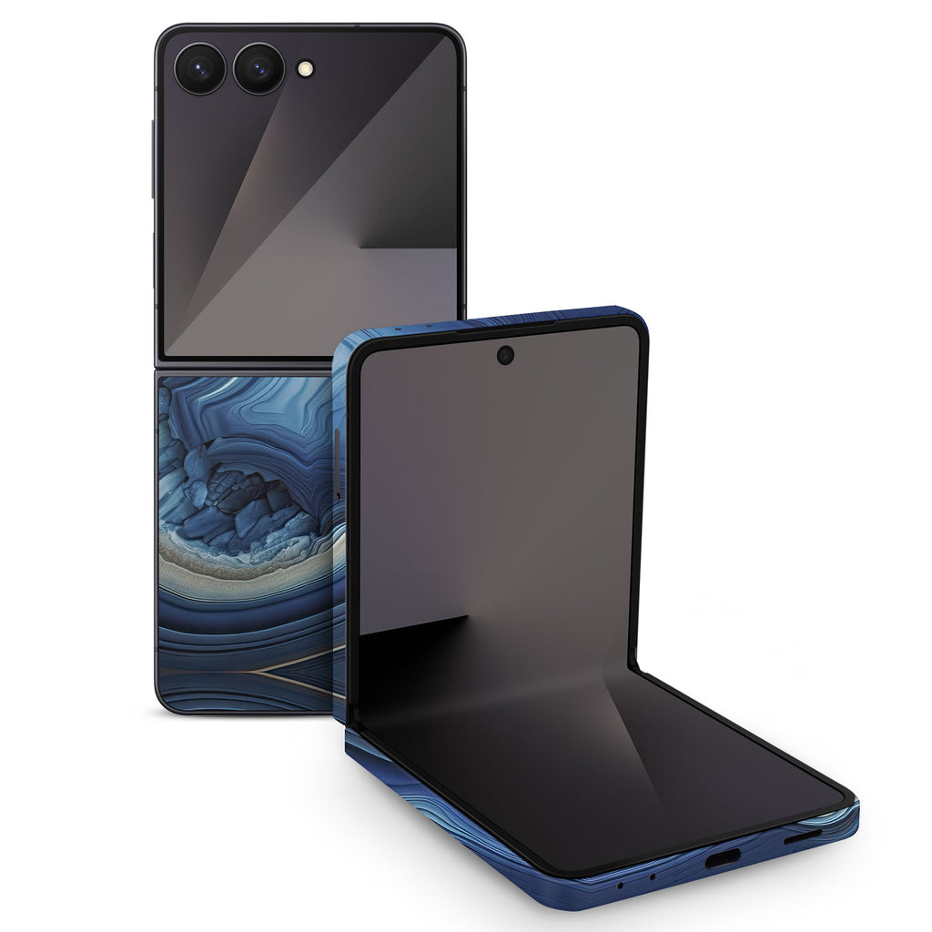 Samsung Galaxy Z Flip 7 onyx azure Skins